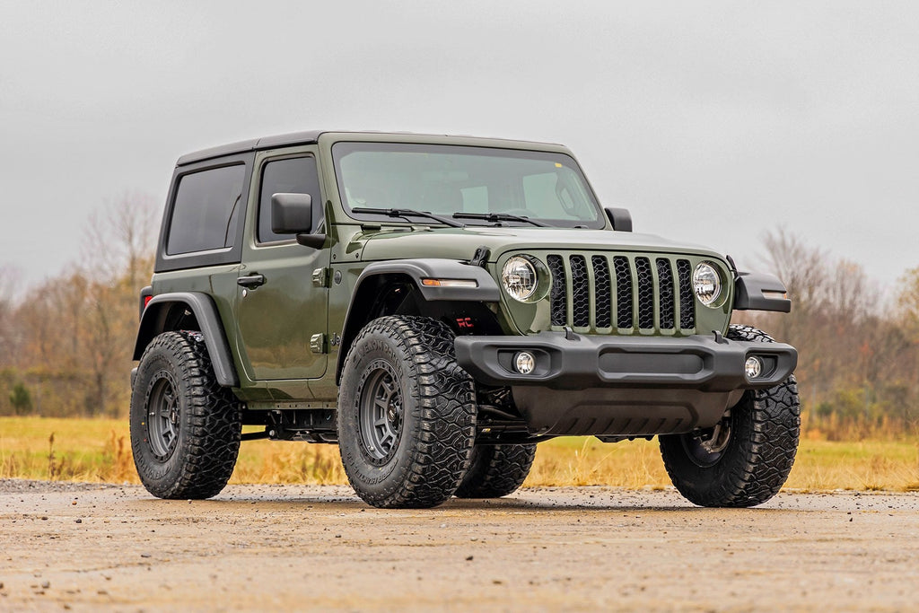 3.5 Inch Lift Kit C/A Drop Front D/S Jeep Wrangler JL 4WD (2024-2026) Rough Country