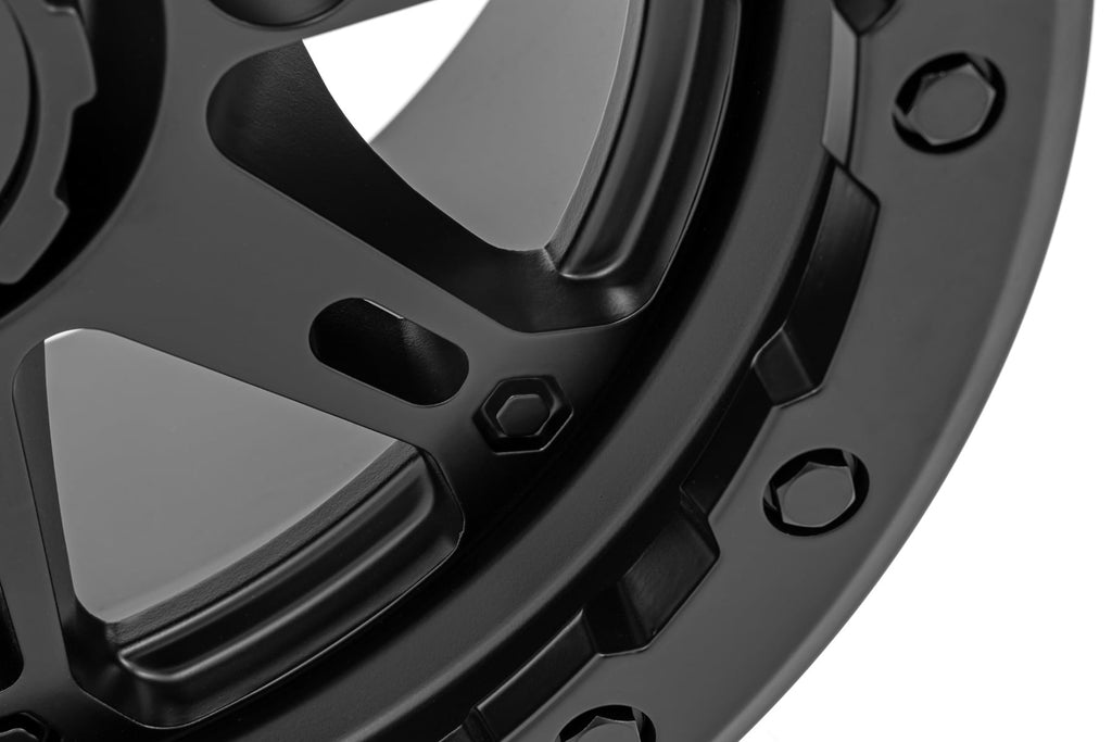 94 Series Wheel UTV Matte Black 14x7 4x156 +10mm Rough Country
