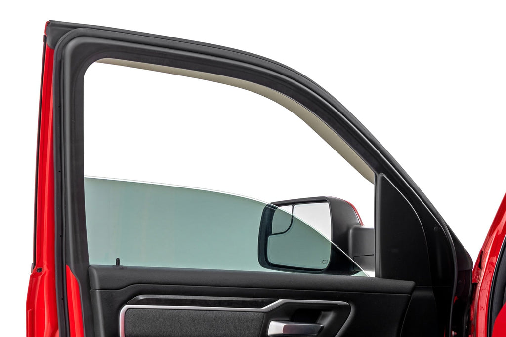 Side Window Deflectors Tape On Rain Guard Ram 1500 (19-26)/1500 TRX (21-24) Rough Country