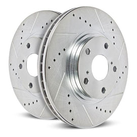 Power Stop 19-20 Subaru Ascent Rear Evolution Drilled & Slotted Rotor - Pair