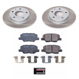 Power Stop 14-16 Mazda 3 Rear Semi-Coated Rotor Kit