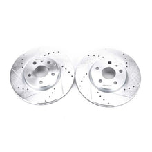 Cargar imagen en el visor de la galería, Power Stop 2010 Buick Allure Front Evolution Drilled &amp; Slotted Rotors - Pair