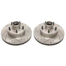 Cargar imagen en el visor de la galería, Power Stop 1990 Chevrolet Caprice Front Evolution Drilled &amp; Slotted Rotors - Pair