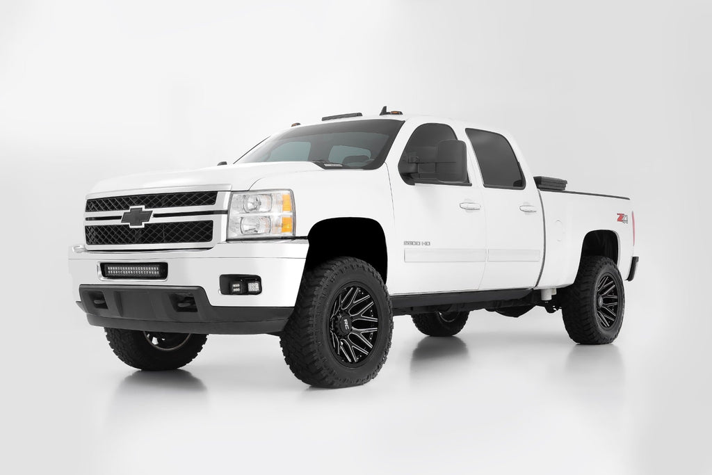 95 Series Wheel One-Piece Gloss Black Machined 20x10 8x180 -19mm Rough Country