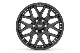 95 Series Wheel One-Piece Gloss Black 20x10 6x5.5 -25mm Rough Country