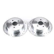 Cargar imagen en el visor de la galería, Power Stop 09-16 Toyota Venza Rear Evolution Drilled &amp; Slotted Rotors - Pair