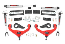Load image into Gallery viewer, 3 Inch Lift Kit UCAs V2 Red Silverado/Sierra 2500HD/3500HD (20-26) Rough Country