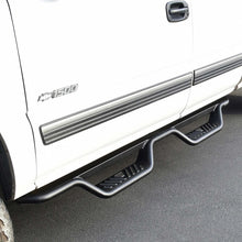 Cargar imagen en el visor de la galería, Westin 99-13 Chevrolet Silverado 1500 (Ext. Cab) Outlaw Drop Nerf Step Bars - Textured Black