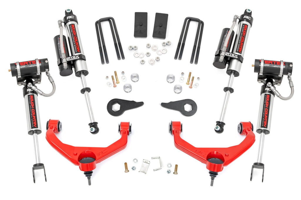 3.5 Inch Lift Kit Vertex Red Silverado/Sierra 2500HD/3500HD (11-19) Rough Country