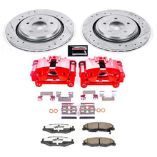 Cargar imagen en el visor de la galería, Power Stop 06-09 Cadillac XLR Rear Z26 Street Warrior Brake Kit w/Calipers