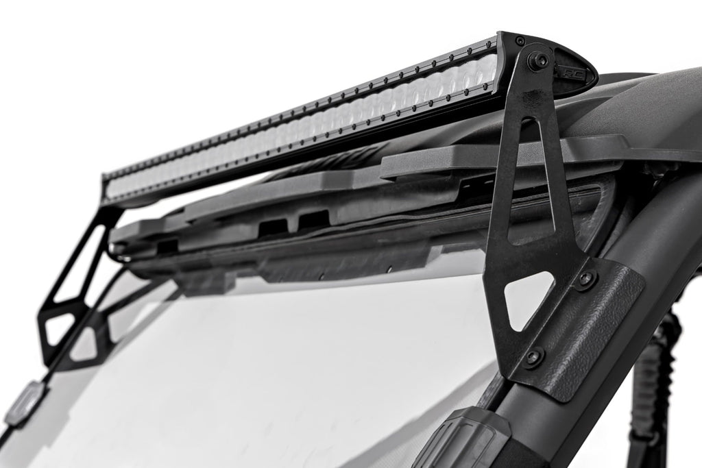 LED Light Kit Front Mount 50 Inch Black Single Row CFMOTO UFORCE 1000 Rough Country