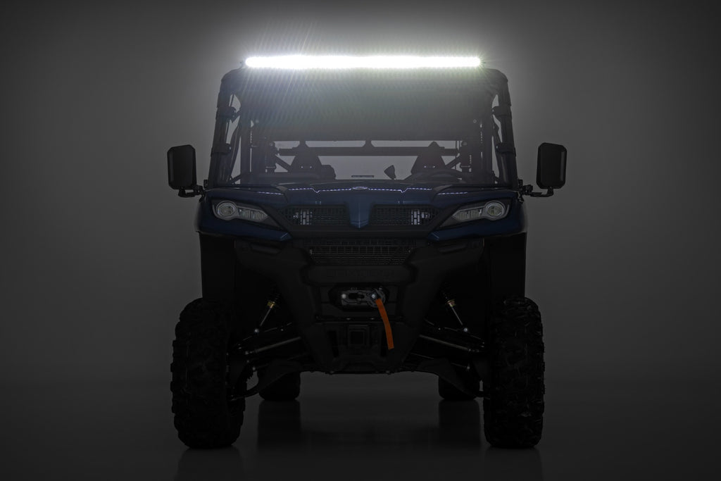 LED Light Kit Front Mount 50 Inch Black Single Row CFMOTO UFORCE 1000 Rough Country