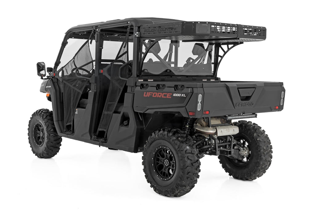 Cargo Rack Dual 2 Inch Black LED Pairs Flush Mount CFMOTO UFORCE 1000 Rough Country