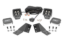 Cargar imagen en el visor de la galería, LED Light Kit Rear Mount 2 Inch Black Pair White DRL CFMOTO UFORCE U10 Pro Rough Country