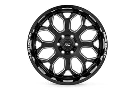 96 Series Wheel One-Piece Gloss Black 20x9 6x5.5 +0mm Rough Country