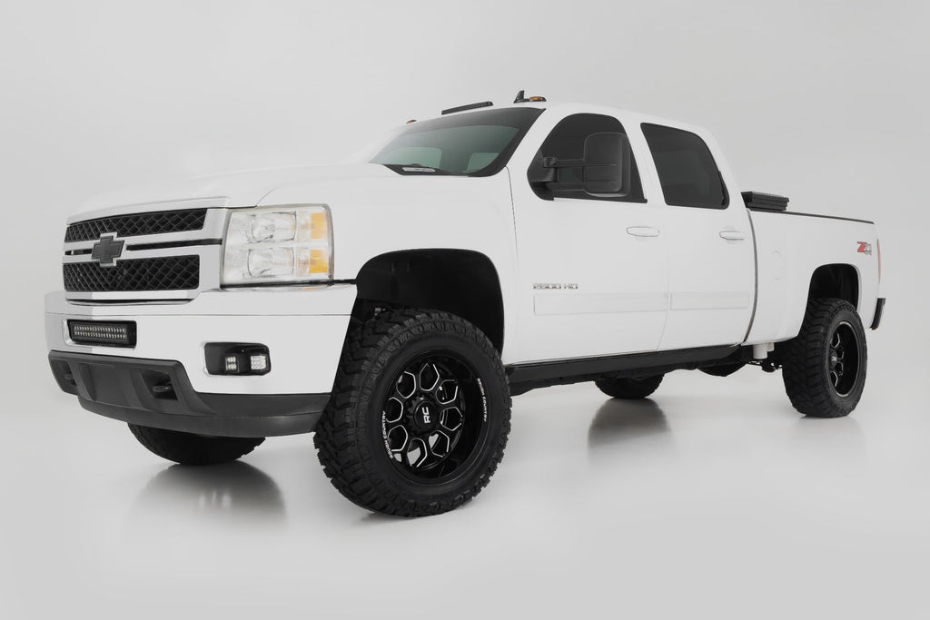 96 Series Wheel One-Piece Gloss Black 20x10 8x180 -19mm Rough Country