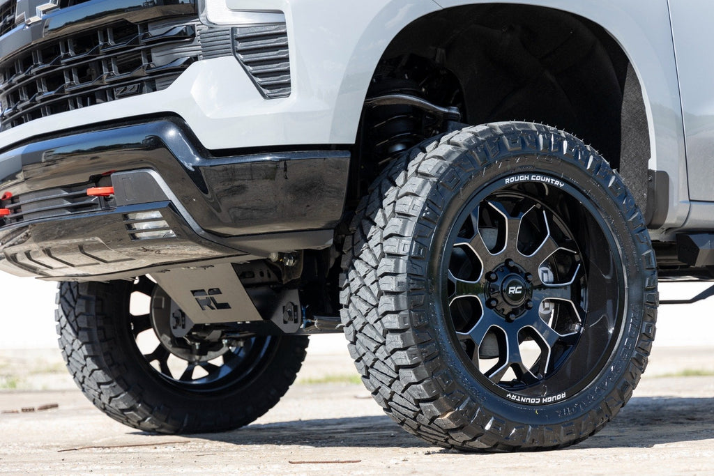 96 Series Wheel One-Piece Gloss Black 22x10 6x5.5 -19mm Rough Country