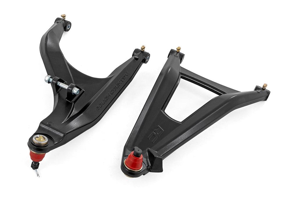 Aluminum Control Arms High Clearance w/ 2 Inch Forward Offset Black Can-Am Defender HD Rough Country