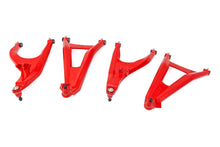 Cargar imagen en el visor de la galería, Aluminum Control Arms High Clearance w/ 2 Inch Forward Offset Red Can-Am Defender HD Rough Country