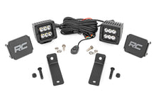 Cargar imagen en el visor de la galería, LED Light Kit Rear Mount 2 Inch Black Pair Spot Can-Am Maverick Sport 1000R Rough Country