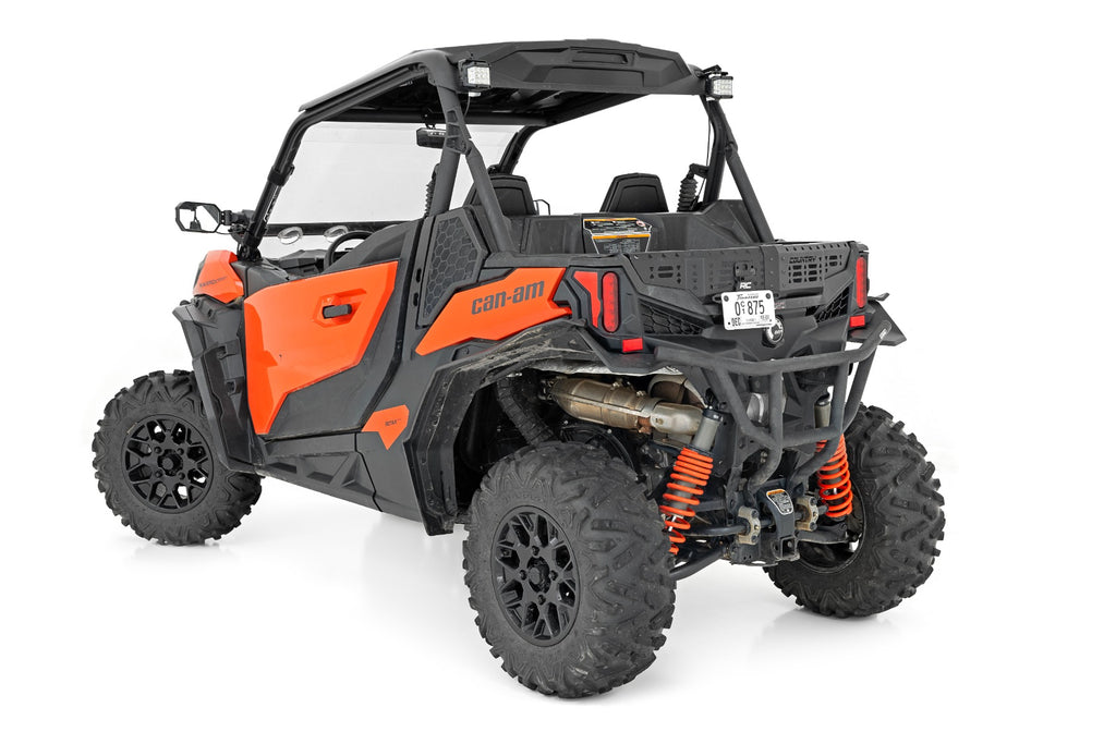 LED Light Kit Rear Mount 2 Inch Black Pair Flood Can-Am Maverick Sport 1000R Rough Country