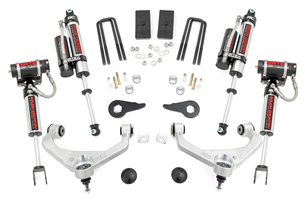 3.5 Inch Lift Kit Vertex w/ Overloads Silverado/Sierra 2500HD/3500HD (11-19) Rough Country