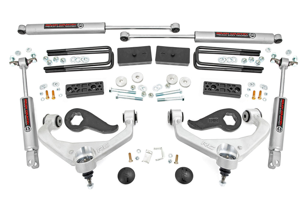3 Inch Lift Kit w/ Overloads Silverado/Sierra 2500HD/3500HD (20-26) Rough Country