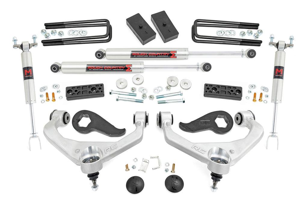 3 Inch Lift Kit UCAs M1 w/ Overloads Silverado/Sierra 2500HD/3500HD (20-26) Rough Country