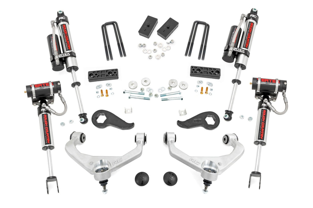 3 Inch Lift Kit Vertex w/ Overloads Silverado/Sierra 2500HD/3500HD (20-26) Rough Country