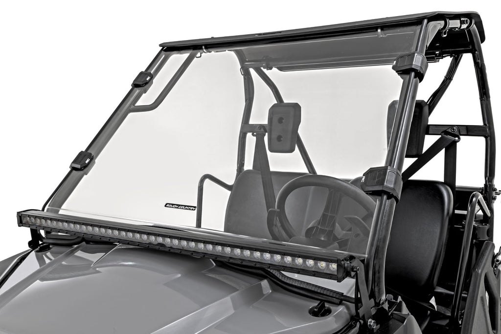 Full Windshield Scratch Resistant Honda Pioneer 520 Rough Country