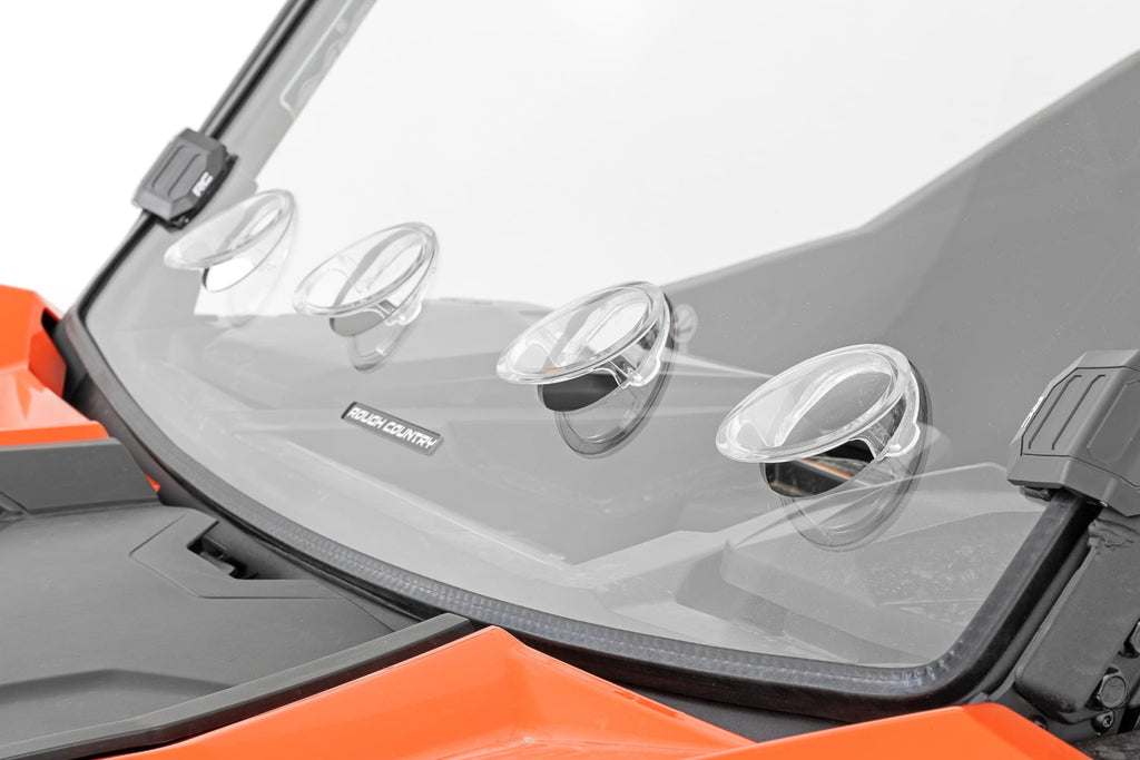 Vented Full Windshield Scratch Resistant Can-Am Maverick Sport 1000R Rough Country