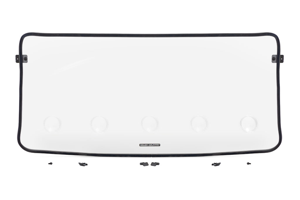 Vented Full Windshield Scratch Resistant Polaris XPEDITION XP/XPEDITION XP 5 Rough Country