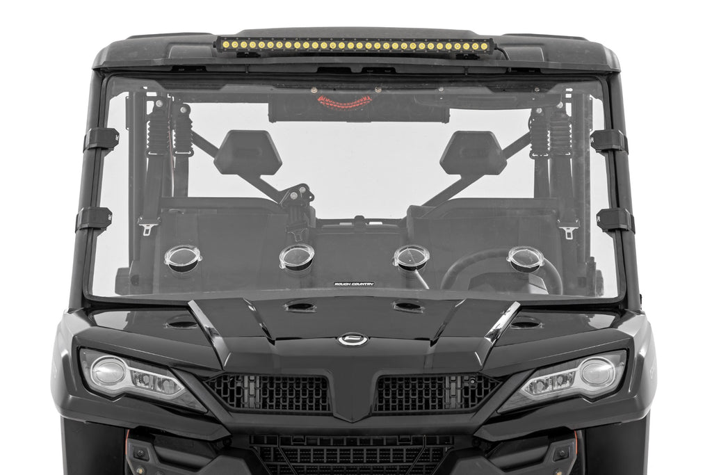 Vented Full Windshield Scratch Resistant CFMOTO UFORCE 1000 Rough Country