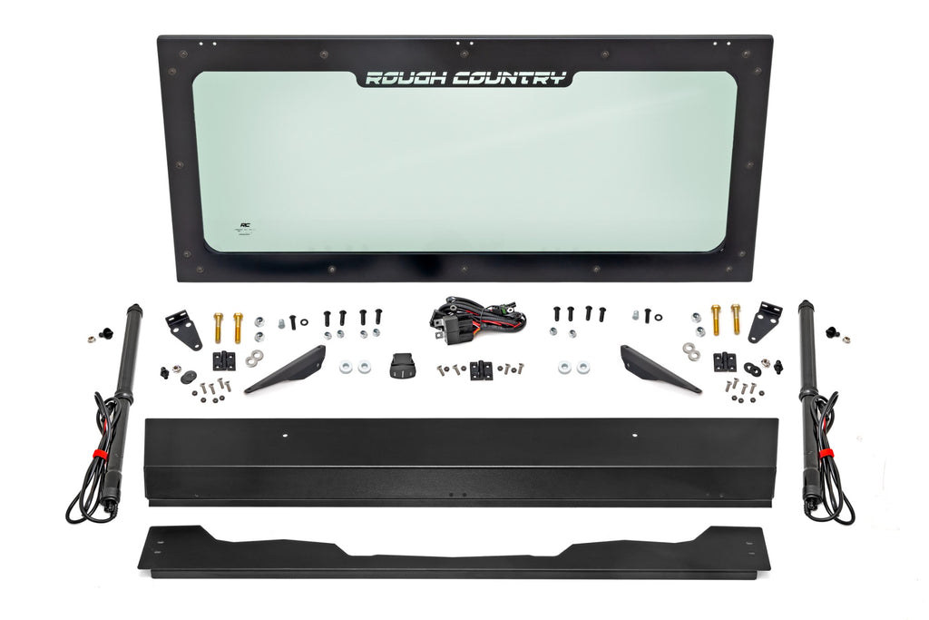 Electric Tilt Windshield Glass Honda Pioneer 1000 Rough Country