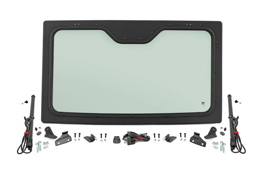 Electric Tilt Windshield | Glass | Formed Frame | Polaris Ranger XP 1000 | 98417221