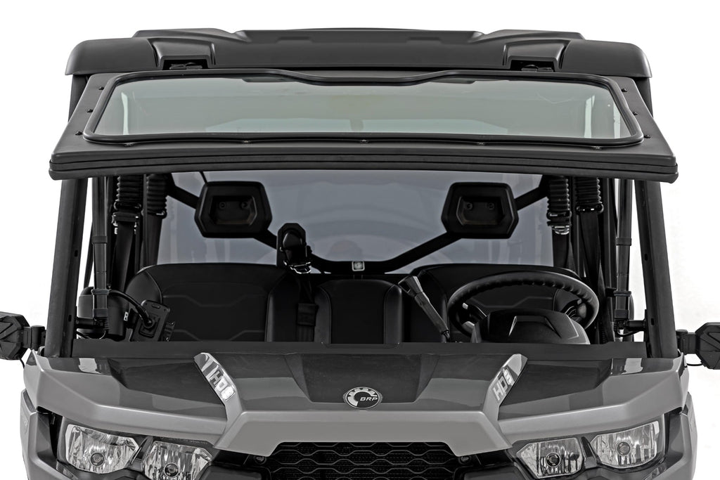 Electric Tilt Windshield Glass Can-Am Defender HD8/HD9/HD10 Rough Country