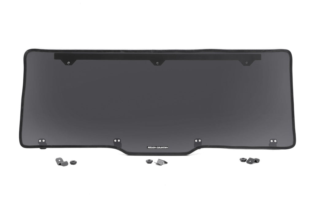 Tinted Rear Panel Scratch Resistant Polaris Ranger XP 1000 Rough Country