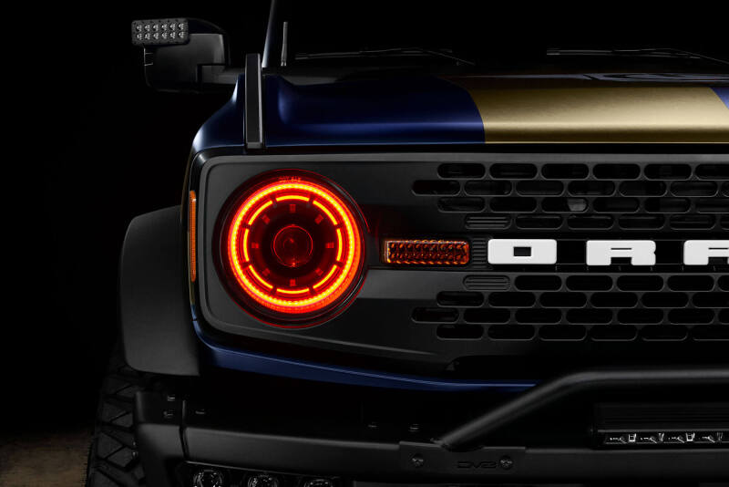 Oracle 2021+ Ford Bronco Oculus Bi-LED Projector Headlights - ColorSHIFT LED SEE WARRANTY