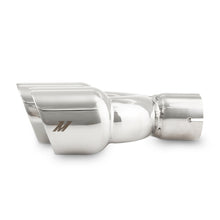 Cargar imagen en el visor de la galería, Mishimoto Dual Offset Tips 2.5in Inlet 3in Outlet Slash Cut - Polished
