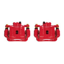 Power Stop 10-16 Hyundai Genesis Coupe Rear Red Calipers w/Brackets - Pair
