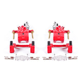 Power Stop 96-01 Infiniti I30 Rear Red Calipers w/Brackets - Pair