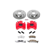 Cargar imagen en el visor de la galería, Power Stop 94-99 Buick LeSabre Front Z26 Street Warrior Brake Kit w/Calipers