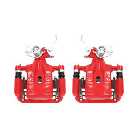 Power Stop 06-12 Ford Fusion Rear Red Calipers w/Brackets - Pair