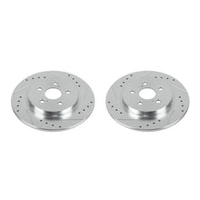 Cargar imagen en el visor de la galería, Power Stop 11-17 Lexus CT200h Rear Evolution Drilled &amp; Slotted Rotors - Pair