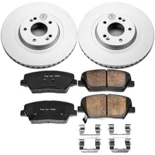 Cargar imagen en el visor de la galería, Power Stop 13-18 Hyundai Santa Fe Sport Front Z17 Evolution Geomet Coated Brake Kit