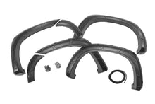Cargar imagen en el visor de la galería, Fender Flares Defender GB8 Mosaic Black Chevy Silverado 1500 (19-26) Rough Country