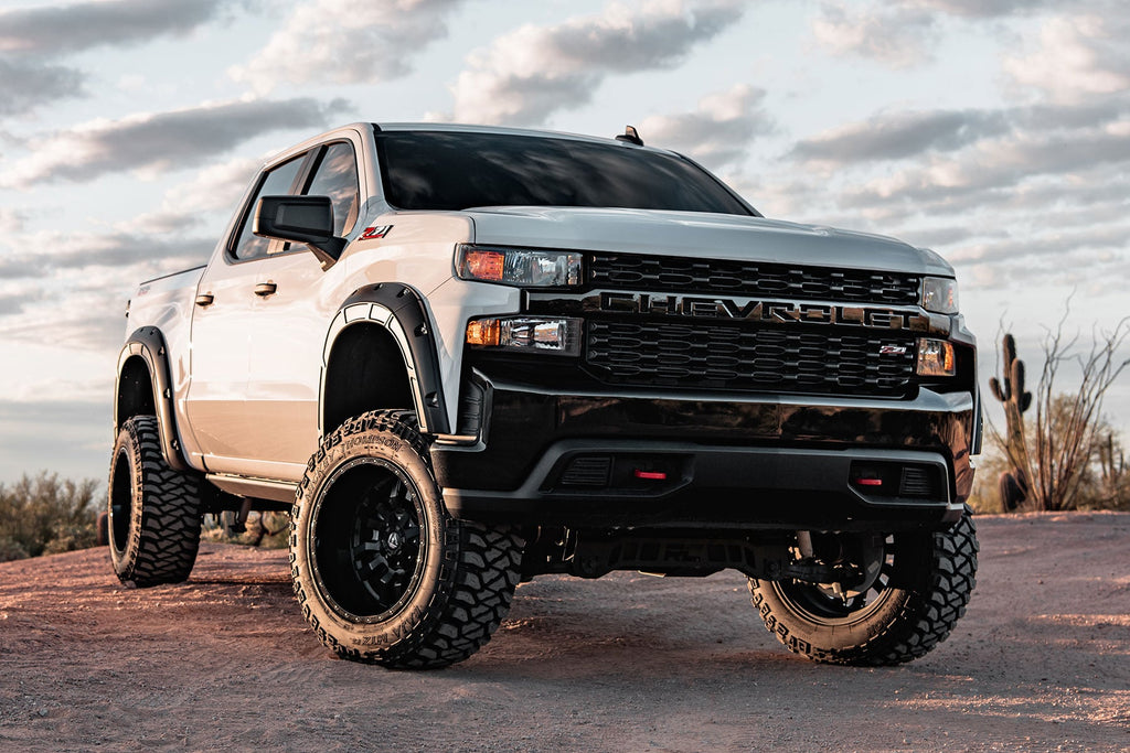 Fender Flares Defender GXP Lakeshore Blue Chevy Silverado 1500 (19-26) Rough Country