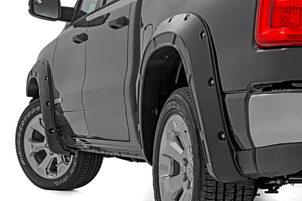 Fender Flares Defender PXJ Diamond Black Ram 1500 2WD/4WD (2025) Rough Country