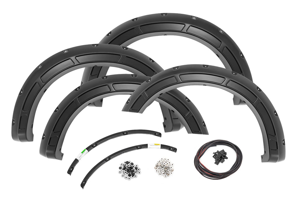 Defender Pocket Fender Flares HX Antimatter Blue Ford F-250/F-350 Super Duty (23-25) Rough Country