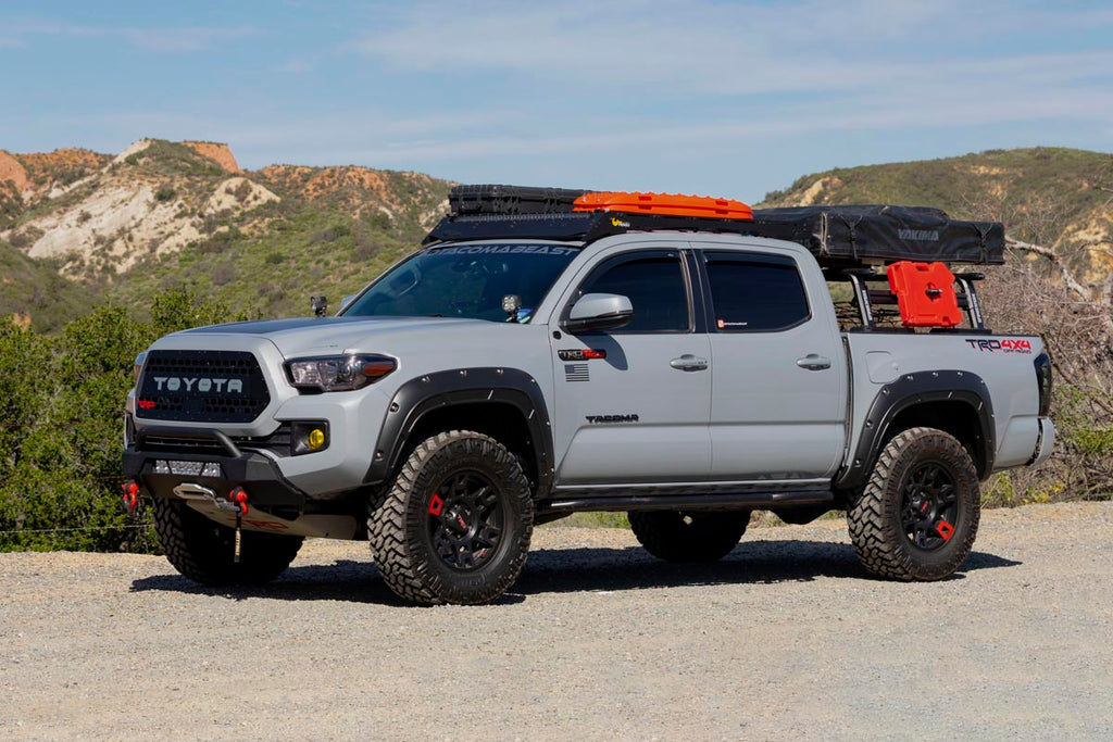 Fender Flares Defender 1G3 Magnetic Grey Toyota Tacoma 2WD/4WD (16-23) Rough Country